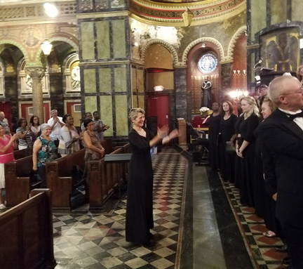 Founder and Co-Director of the Schiller Institute Chorus, Diane Sare.