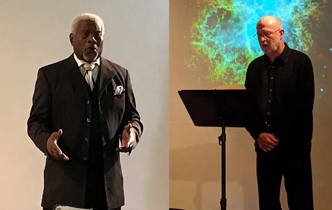 Dorceal Duckens, left, and Dan Leach, right.